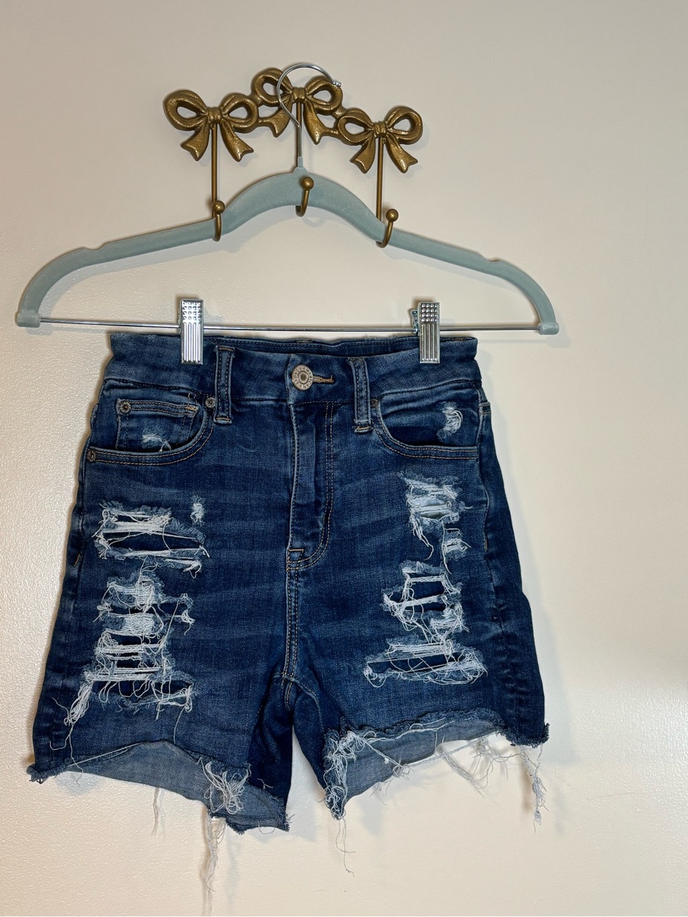 American Eagle Outfitters Dark Wash next level stretch dark blue size 00